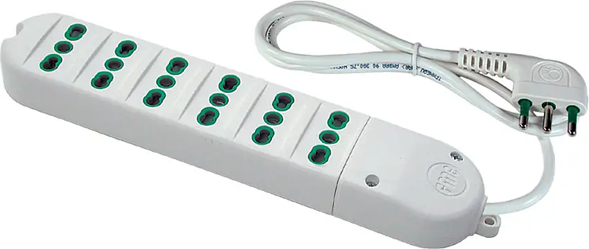 PRESA FME MULTIPRESA 41040 6U BIANCO