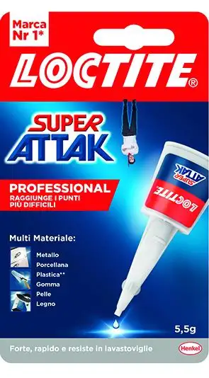 ADESIVI ATTAK SUPER PROFESSIONAL 5,5 G 24 PZ