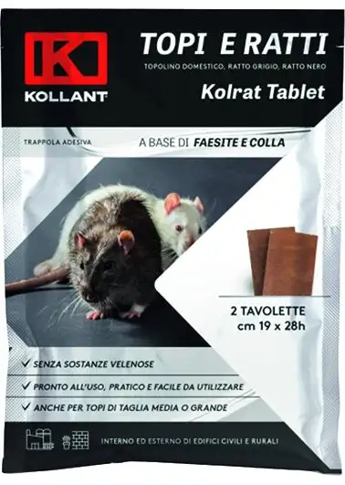COLLA TOPICIDA KOLLANT KOLRAT TABLET GRANDE 19X28 CM 24 CF