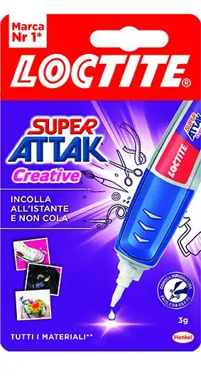 ADESIVI ATTAK SUPER CREATIVE  3 G 12 PZ