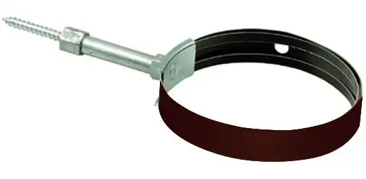 COLLARE P/TUBI STUFA ALLUNGABILI MARRONI 8-14 CM