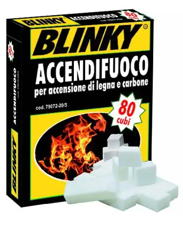 ACCENDIFUOCO BLINKY MAXI 80 CUBETTI  12 CF