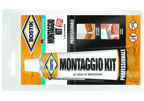 ADESIVI BOSTIK MONTAGE-KIT TUBETTO 125 G 15 PZ