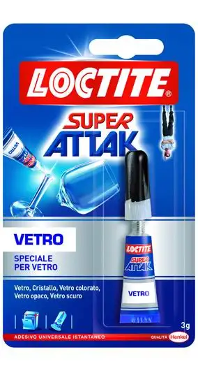 ADESIVI ATTAK SUPER VETRO  3 G 24 PZ