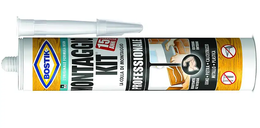 ADESIVI BOSTIK MONTAGE-KIT CARTUCCIA BEIGE 350 G 12 PZ