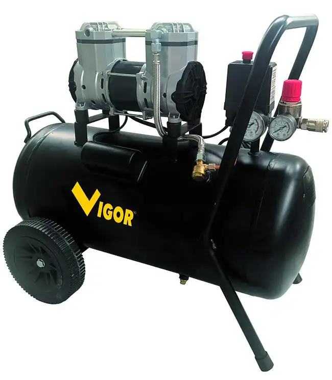 COMPRESSORE VIGOR SILENT 230V VCA-S50 2CIL/DIR 1HP    50 L