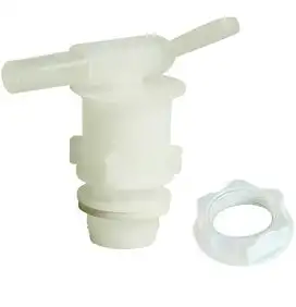 ACCESSORIO P/FUSTI ALIMENTI HDPE RUBINETTI FILETTATI CON GHIERA