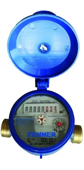 CONTATORE PER ACQUA A TURBINA QUADRANTE ASCIUTTO 1/2"