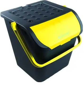 CONTENITORE DIFFERENZIATA ECOLOGIC GIALLO 35 L CARTA