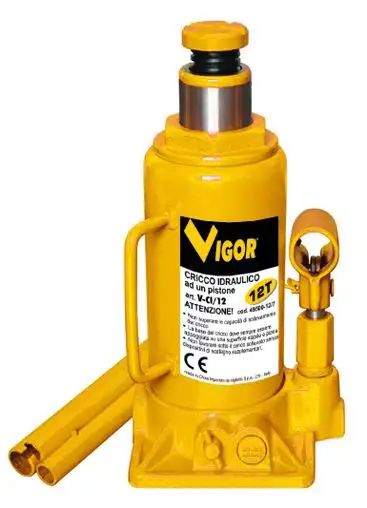 CRICCO IDRAULICO VIGOR A UN PISTONE 12 T