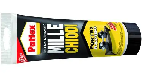 ADESIVI PATTEX MILLECHIODI BIANCO TUBETTO 250 G 12 PZ