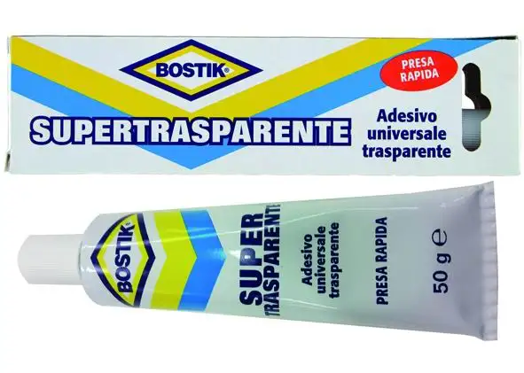 ADESIVI BOSTIK SUPERTRASP TRASPARENTE TUBETTO 125 G 12 PZ