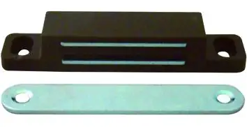 CRICCHETTI MAGNETICI VIGOR RETTANGOLARI PESANTI MARRONE 12 PZ