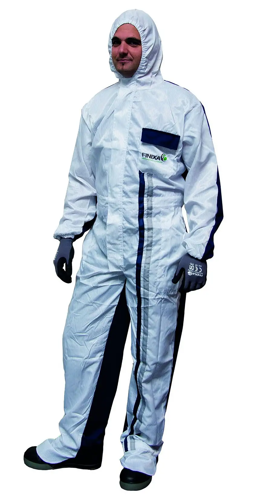 FINIXA Tuta Verniciatura High-Tec - Bianca/Blu