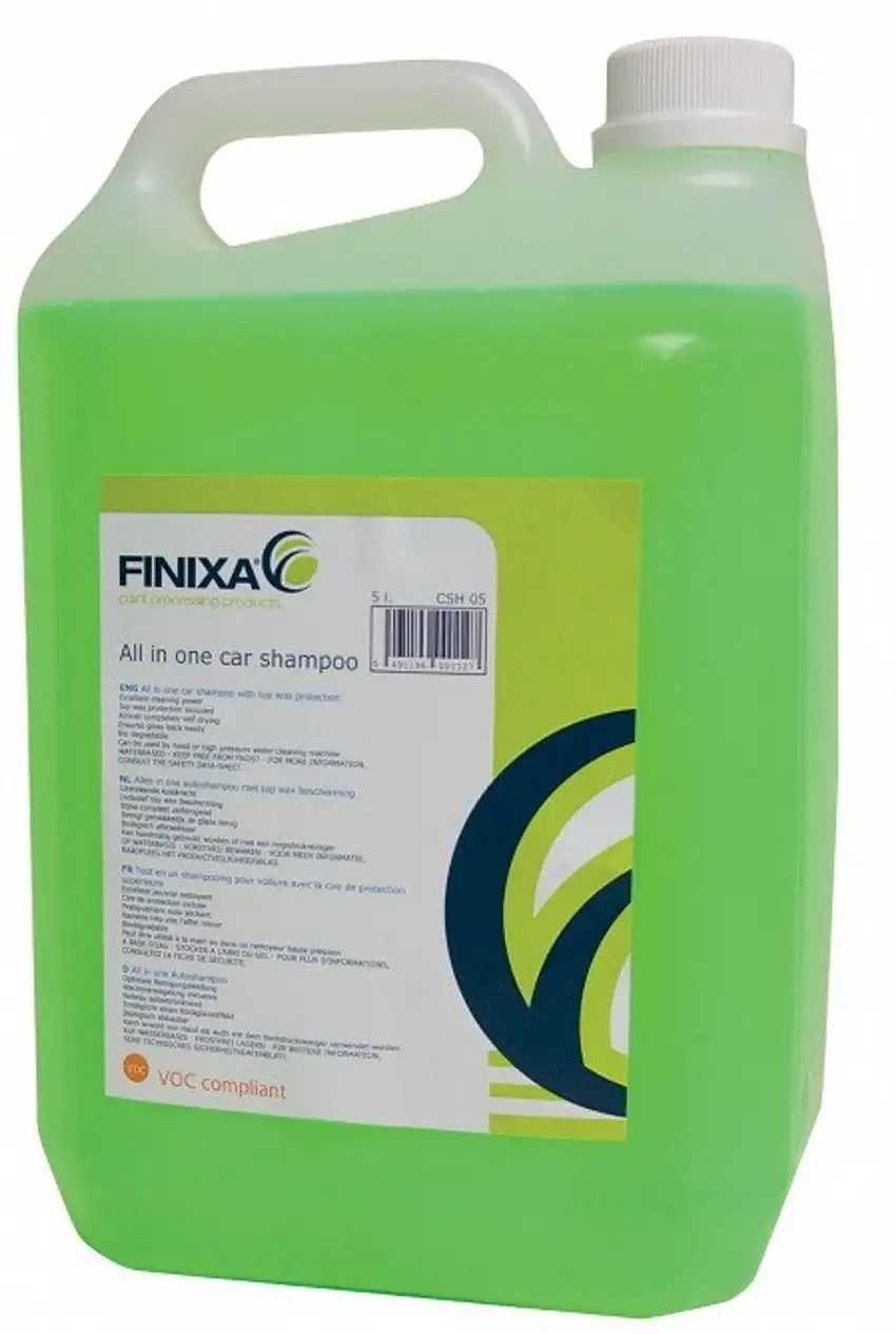 FINIXA Shampoo Per Auto Con Cera - 5lt