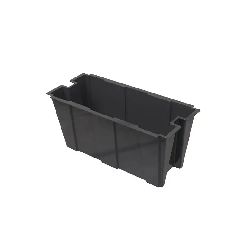 Fioriera interna per separe colore nero cm.79x35x37h Capacità: 63 lt.