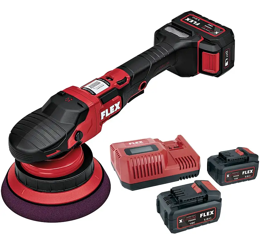 Flex XCE 8 SET Lucidatrice Eccentrica Ø 150mm - Batteria 18V