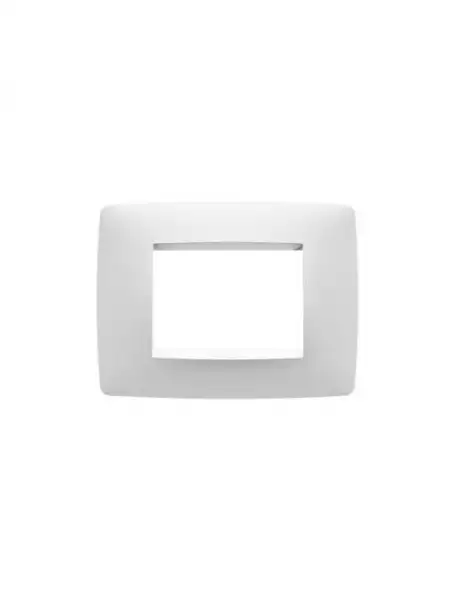 gewiss gw16103tb placca one 3 posti bianco latte mostrina GEWISS GW16103TB