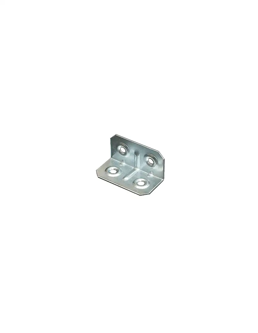 GIUNZIONE 4 FORI ANGOLARE ZINCATA S.MM 1,0 CFPZ 100 CM 2X4