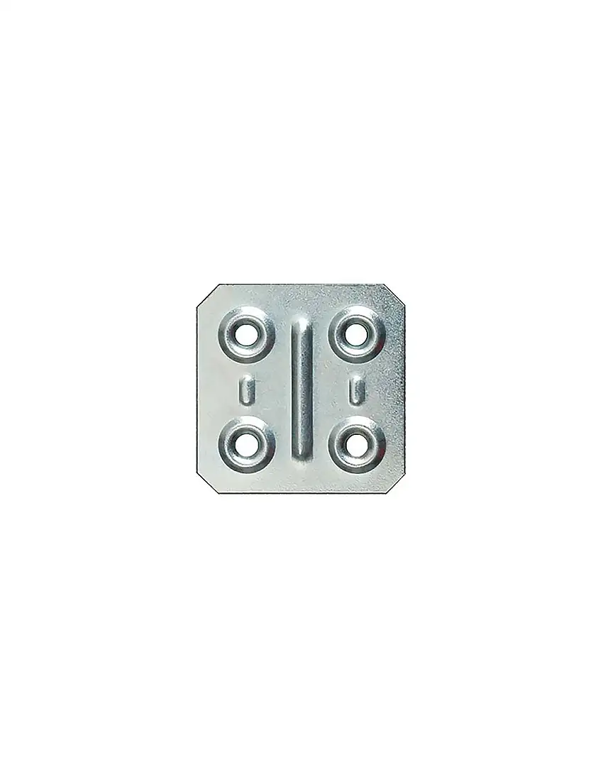 GIUNZIONE 4 FORI DRITTA 8/57 ZINCATA S.MM 1,0 CFPZ 200 CM 4,0X4,0