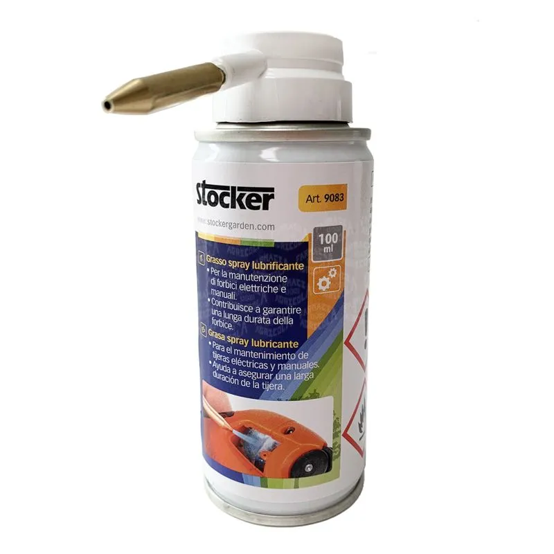 Grasso spray per lame di forbici a batteria lubrificante da 100ml Stocker