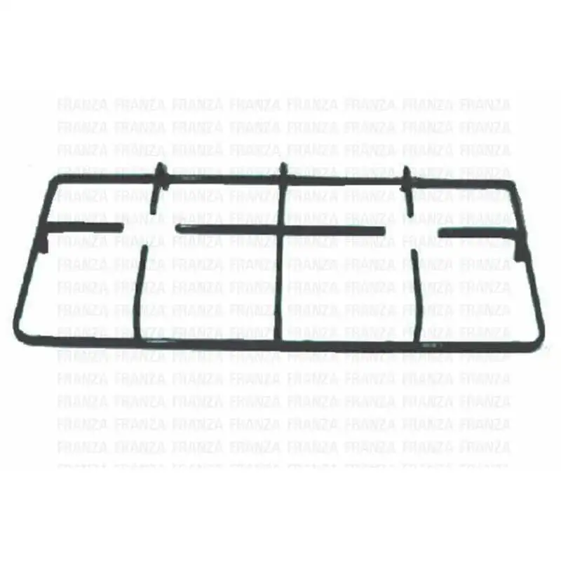 GRIGLIA 2 FUOCHI CUCINA IGNIS 468 X 228 NERO SMALTATO