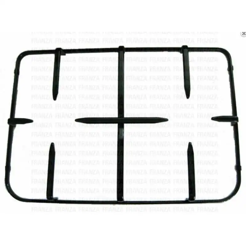 GRIGLIA 2 FUOCHI PIANO COTTURA CUCINA GLEM GAS 395 X 272 NERO SMALTATO