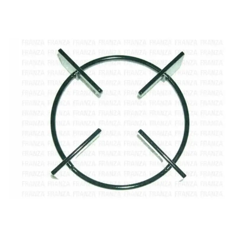 GRIGLIA ROTONDA PIANO COTTURA REX ELECTROLUX ZOPPAS Ø 142 NERA SMALTATA