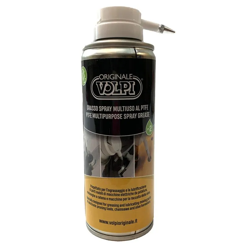 Grasso PTFE spray per motoseghe volpi KVS e forbici potatura universale 200ml