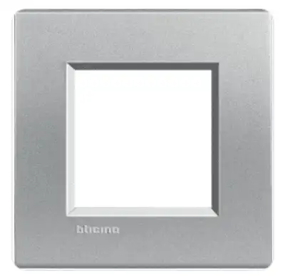 BTICINO LNA4802TE - Placca Quadra 2 Moduli - Tech