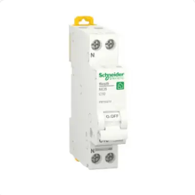 SCHNEIDER R9P35606 - Interruttore magnetotermico (MCB) Resi9 1P+N C6 4500A