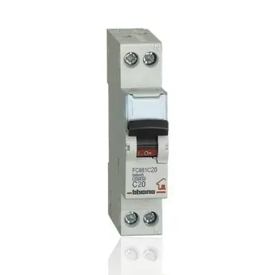 BTICINO FC881C25 - Magnetotermico BTDIN-RS 1P+N - 4500 - C25 - 1Modulo