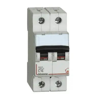 BTICINO FC820C20 - Interruttore magnetotermico modulare BTDIN-RS 2P - 4500 - C20 - curva C