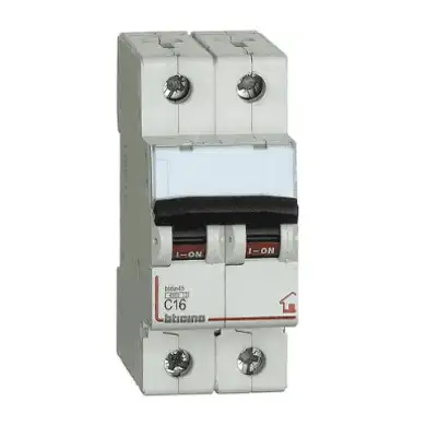 BTICINO FC820C32 - Interruttore magnetotermico modulare BTDIN-RS 2P - 4500 - C32 - curva C