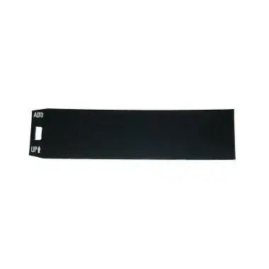 URMET 1168/100 - Set 10 cartellini portanome, Alpha, pulsante singolo nero