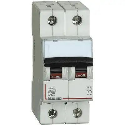 BTICINO FA82C25 - BTDIN45 - Magnetot 2P curva C 25A 4,5KA