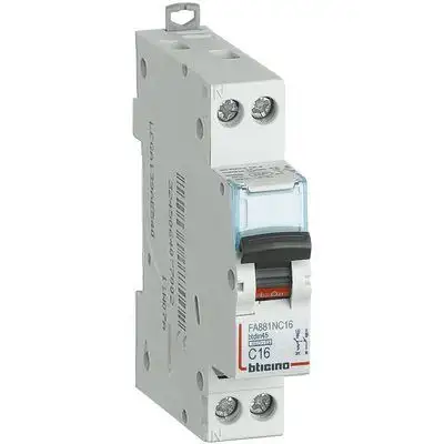 BTICINO FA881C16 - BTDIN45 - Magnetot 1P+N curva C 16A 4,5KA