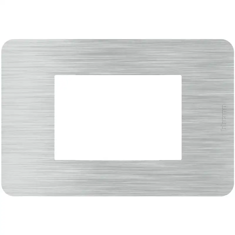 BTICINO JA4803EA - MatixGO - Placca 3P Aluminum