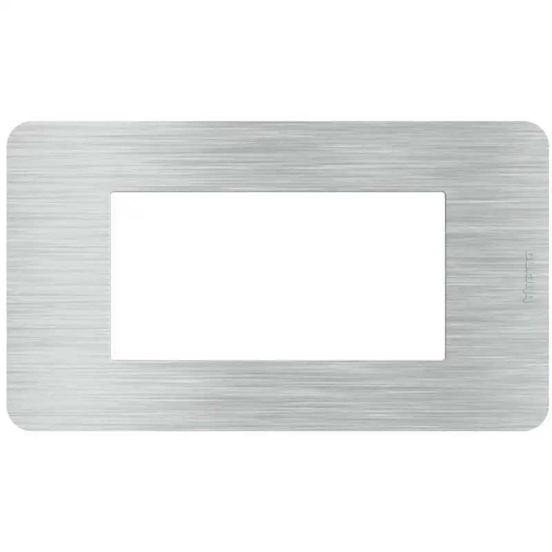 BTICINO JA4804EA - MatixGO - Placca 4P Aluminum