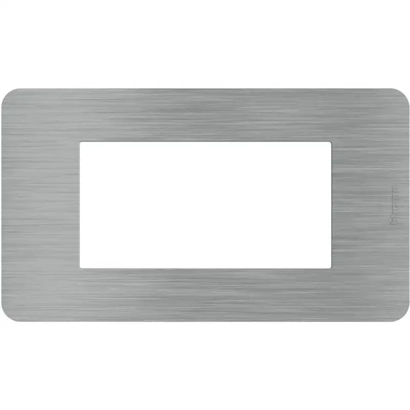 BTICINO JA4804ES - MatixGO - Placca 4P Steel