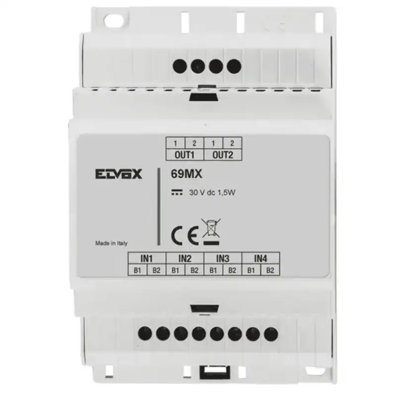 VIMAR 69MX - Concentratore 4 targhe in parallelo Elvox
