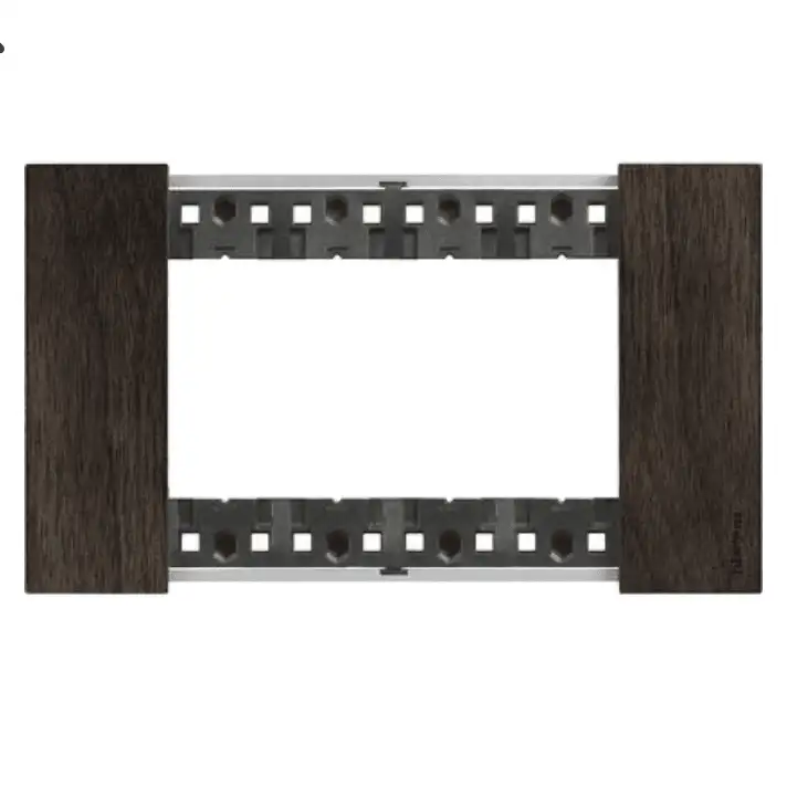 BTICINO KA4804LG - Placca Noce 4 moduli Living Now - Noce