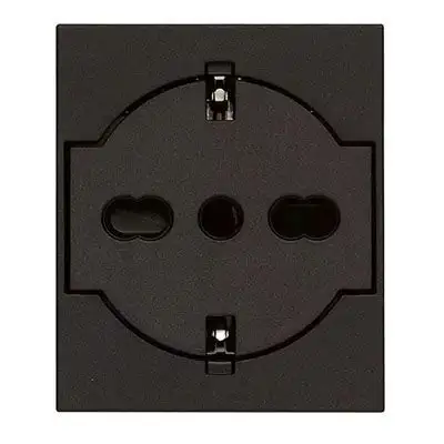 VIMAR 30211.G - Presa 2P+T P40 Universale A Filo Nero