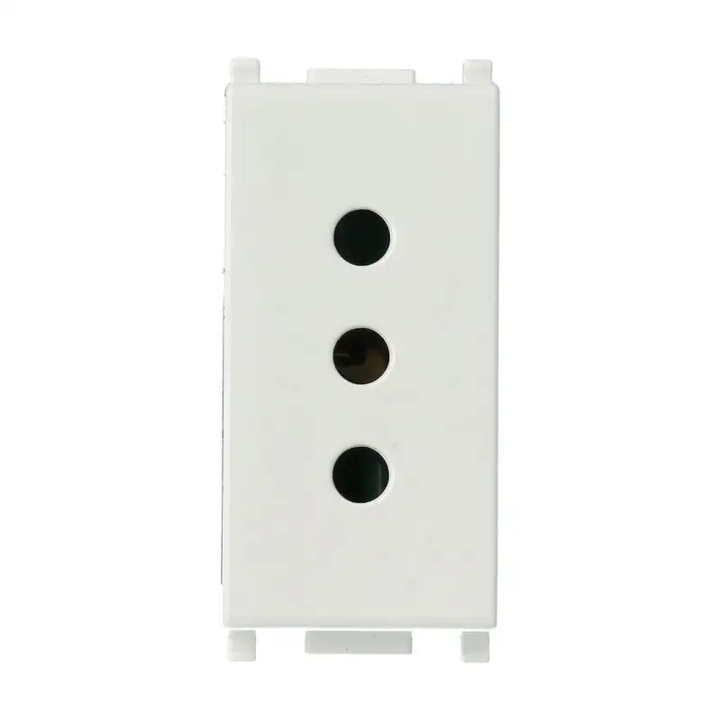 VIMAR 14201 - Presa 2P+T 10A P11 Bianco (Plana)