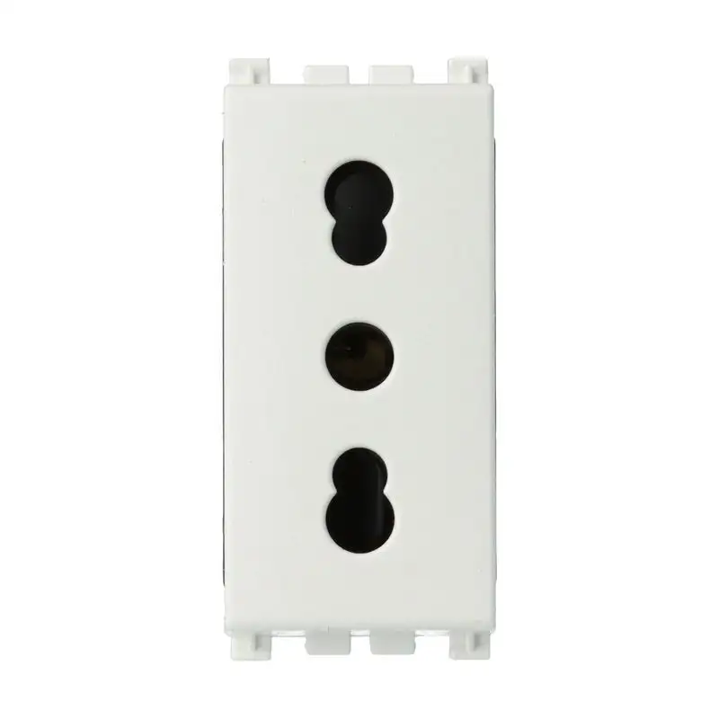 VIMAR 19203.B - Presa bipasso 2P+T 16A P17/11 Bianco (Arke)