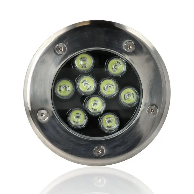 Faretto da interrare diam.160mm, 9W, 220Vac, Luce Fredda