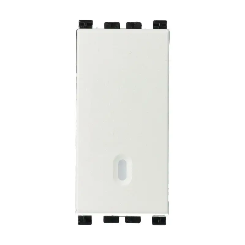 VIMAR 19005.B - Deviatore 1P 16AX Bianco (Arke)