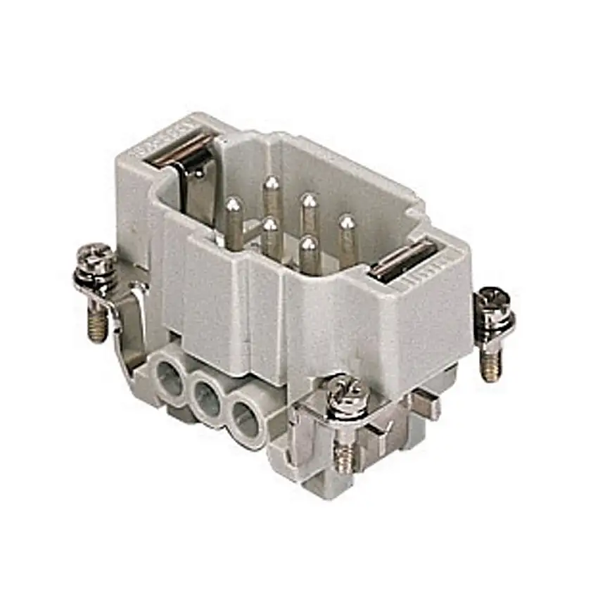 Inserto maschio Ilme cnem 06 T 6 poli + PE 16A 500 V dimensione "44.27"
