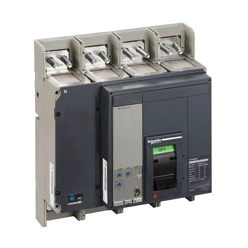 Interruttore Compact NS1000N Micrologic 2.0 1000 A 4 poli 4d Schneider