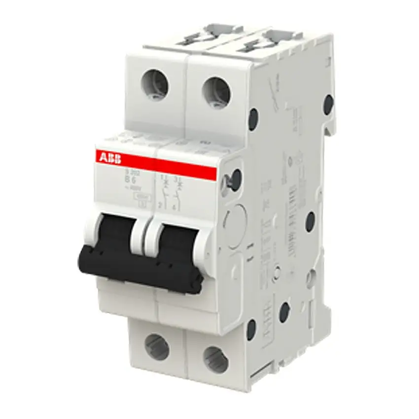 Interruttore magnetotermico 2P 2MOD. 6A curva b Abb